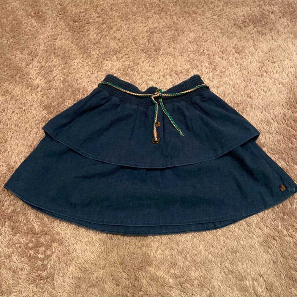 Scotch R’Belle denim ruffled skirt